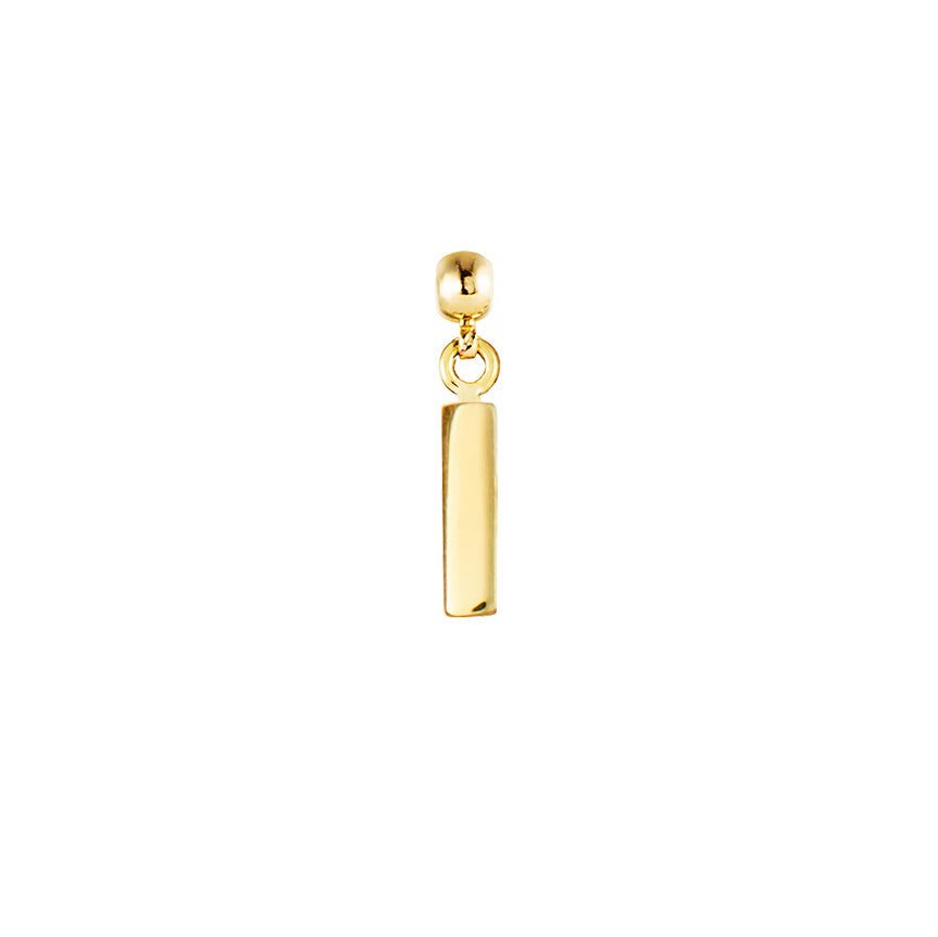 Letter Gold Plated Charms