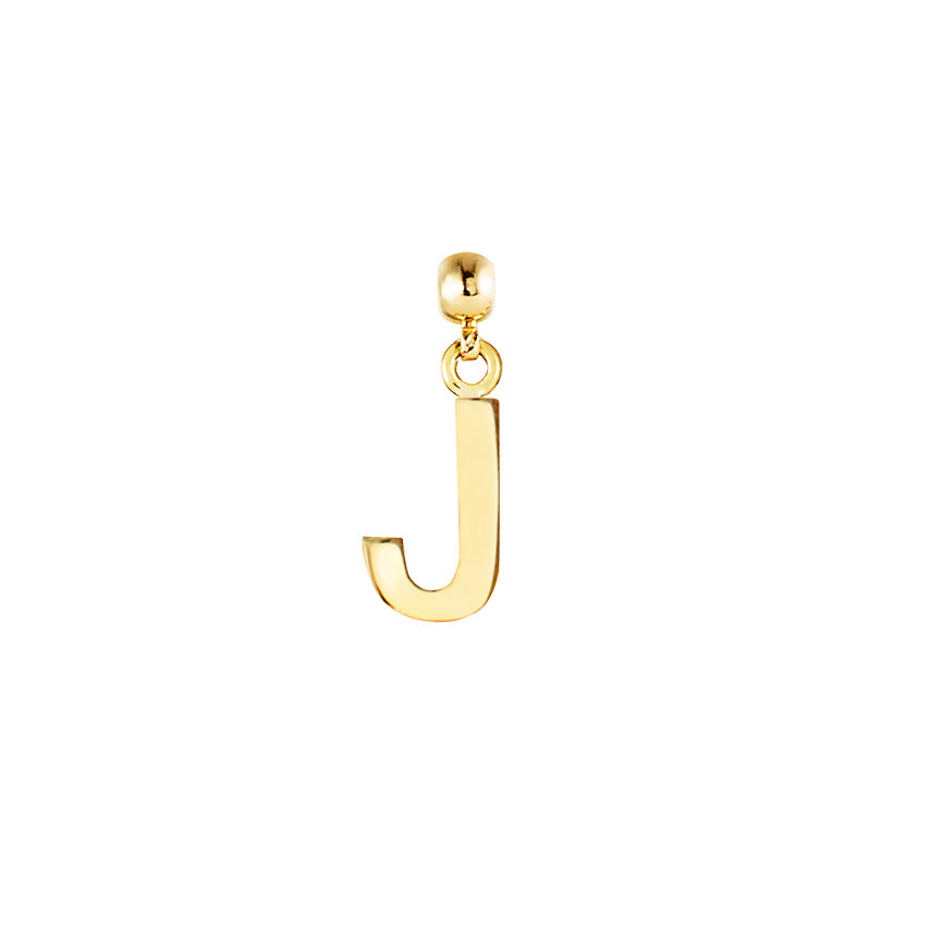 Letter Gold Plated Charms