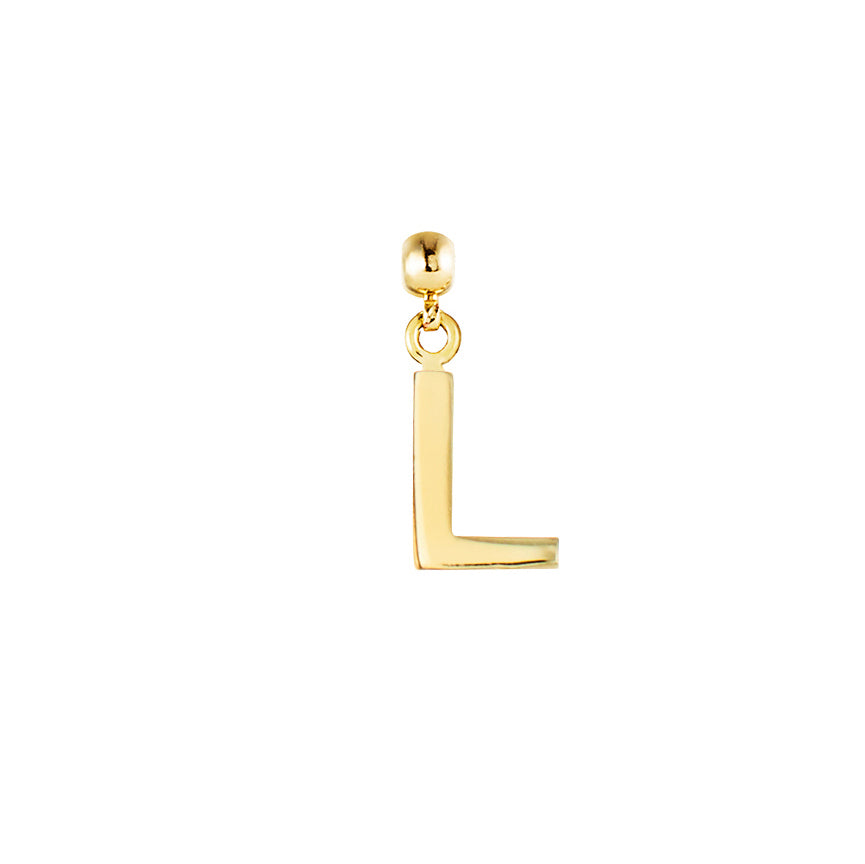Letter Gold Plated Charms