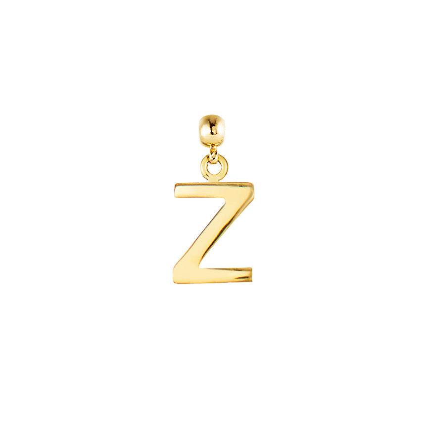 Letter Gold Plated Charms