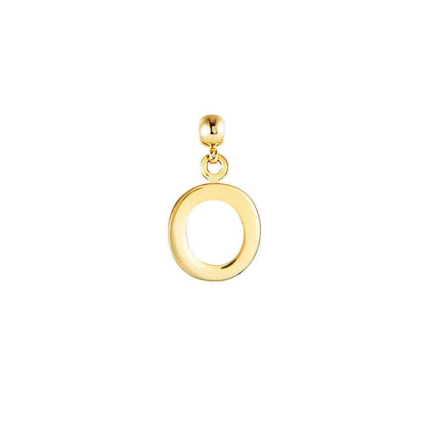 Letter Gold Plated Charms