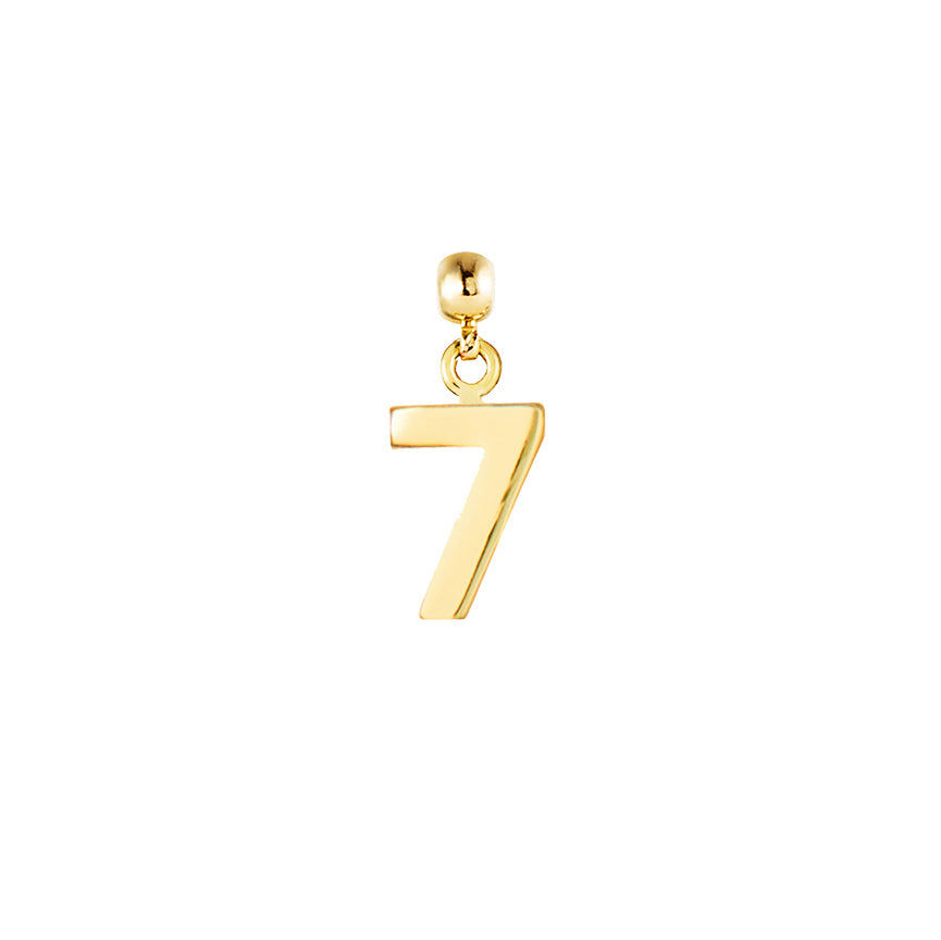 Number 9ct Gold Charms
