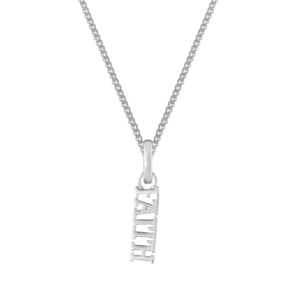 Faith Silver Clip Charm