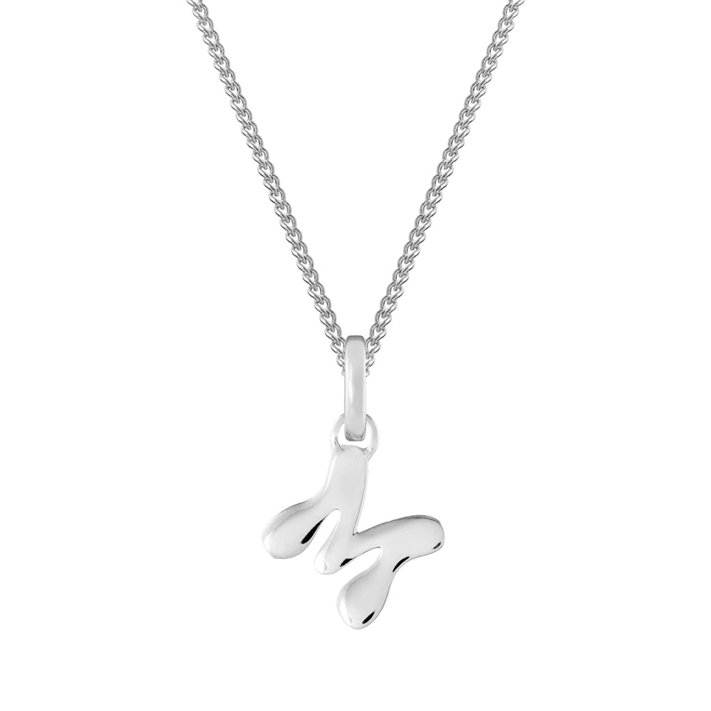 Letter Silver Clip Charm