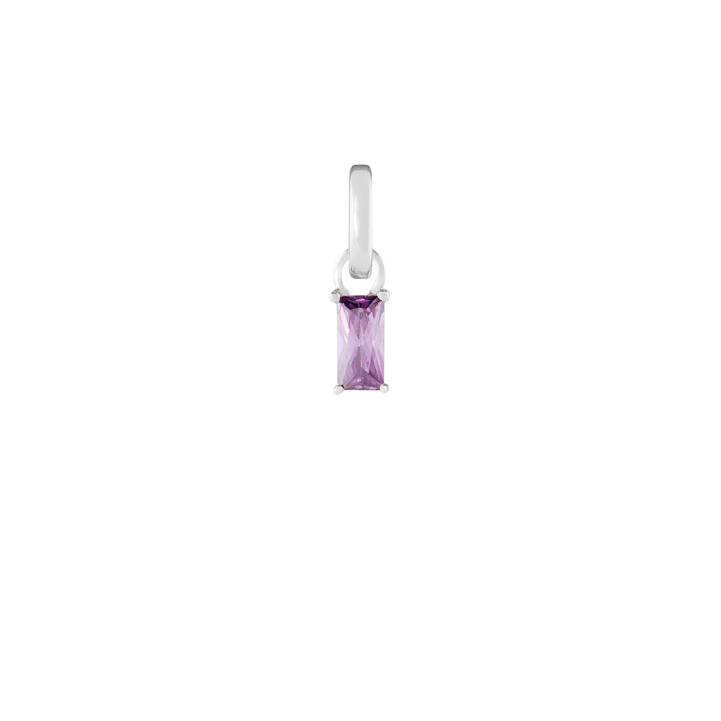 June Silver Clip Charm