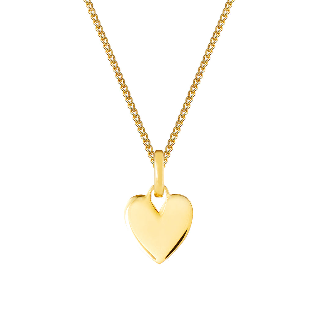 Birthstone Heart Gold Plated Clip Charm