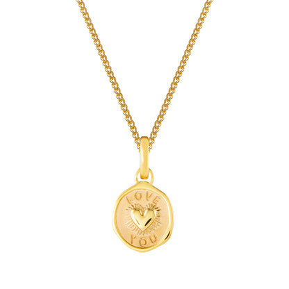 Love You Gold Plated Iconic Links
