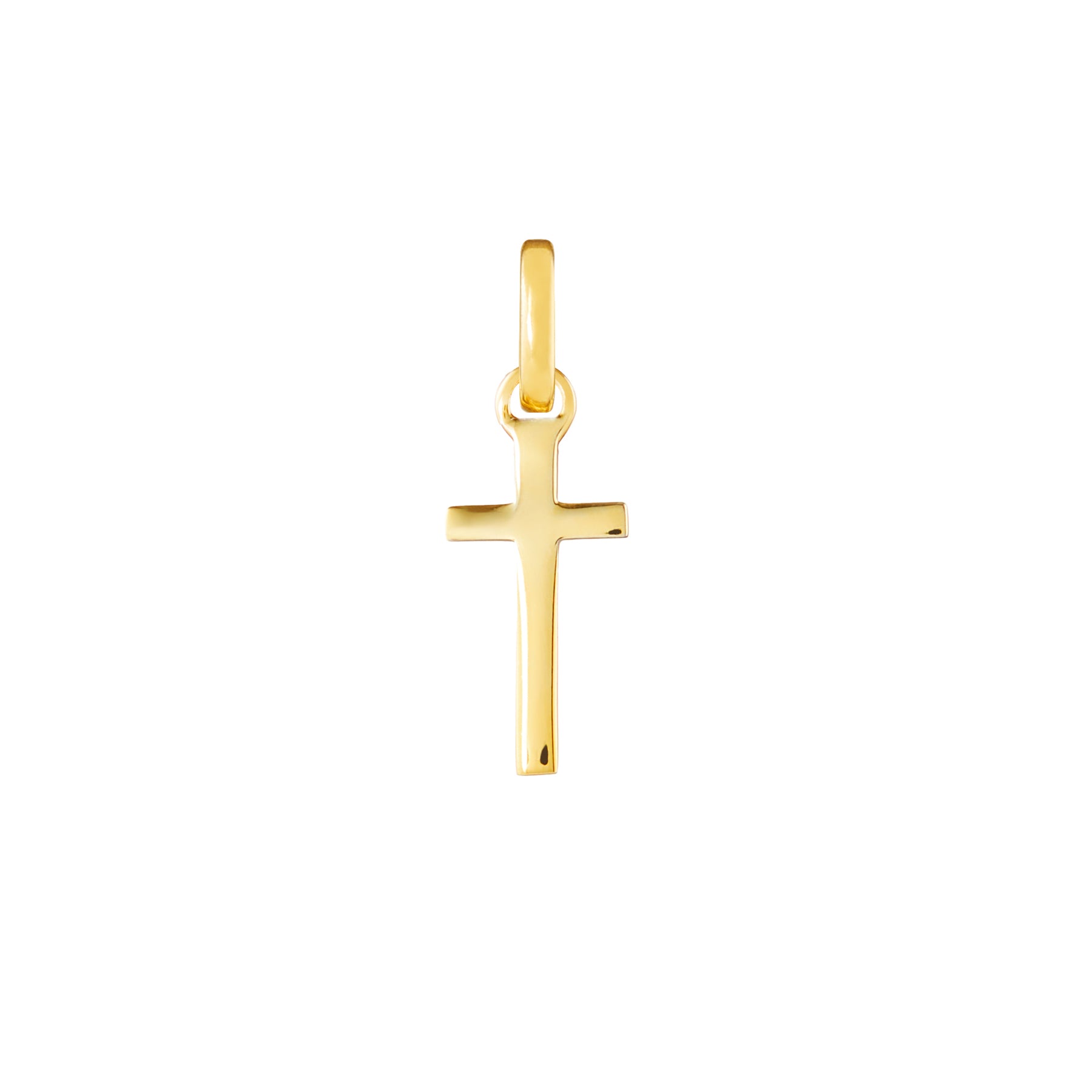 Cross Gold Plated Clip Charm