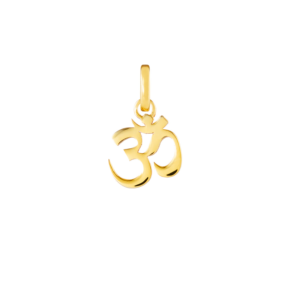 Om Gold Plated Clip Charm