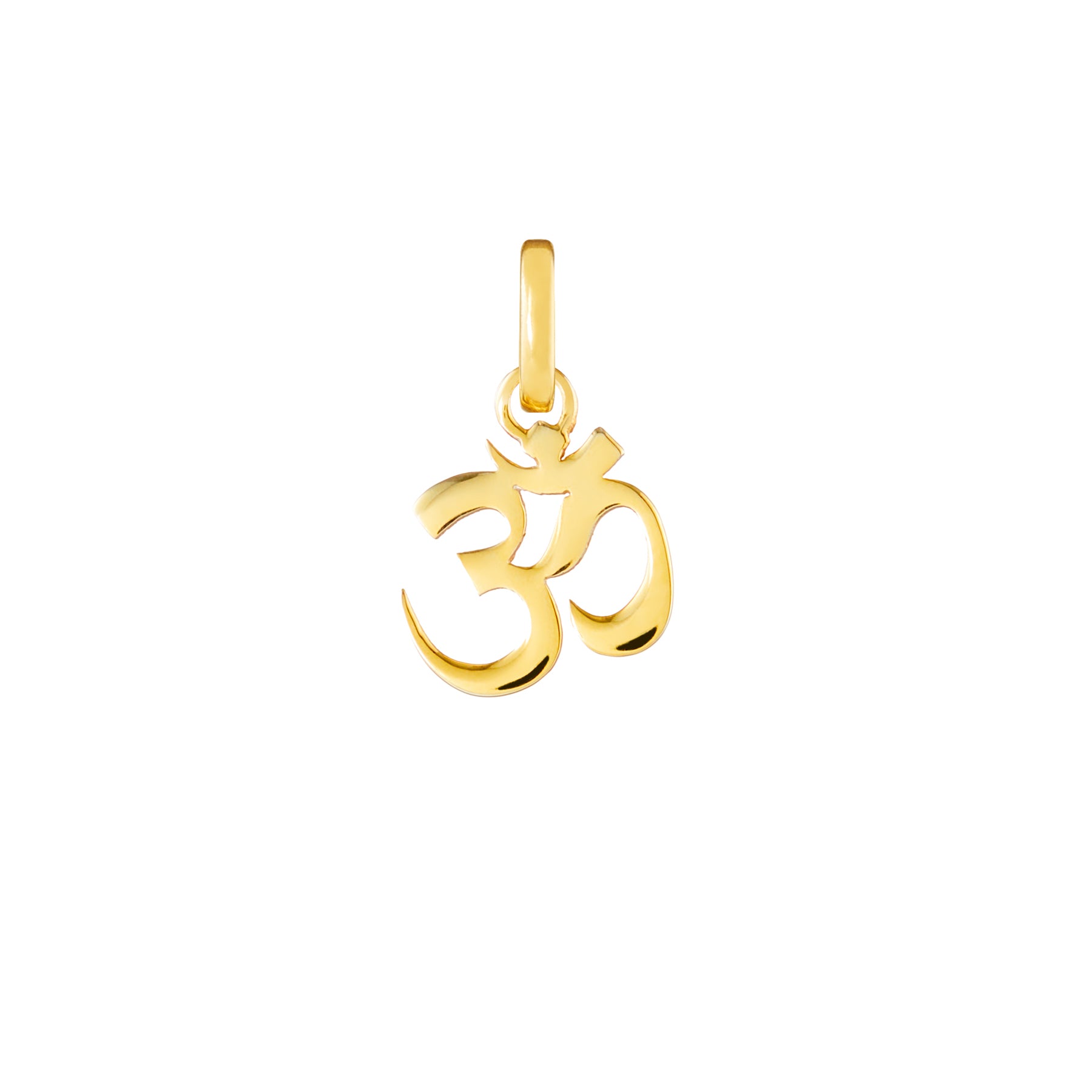 Om Gold Plated Clip Charm