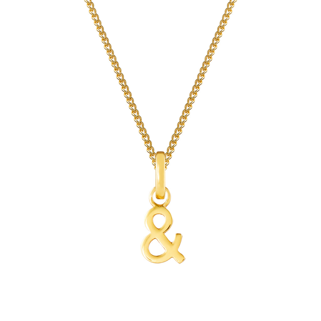 Ampersand Gold Plated Clip Charm