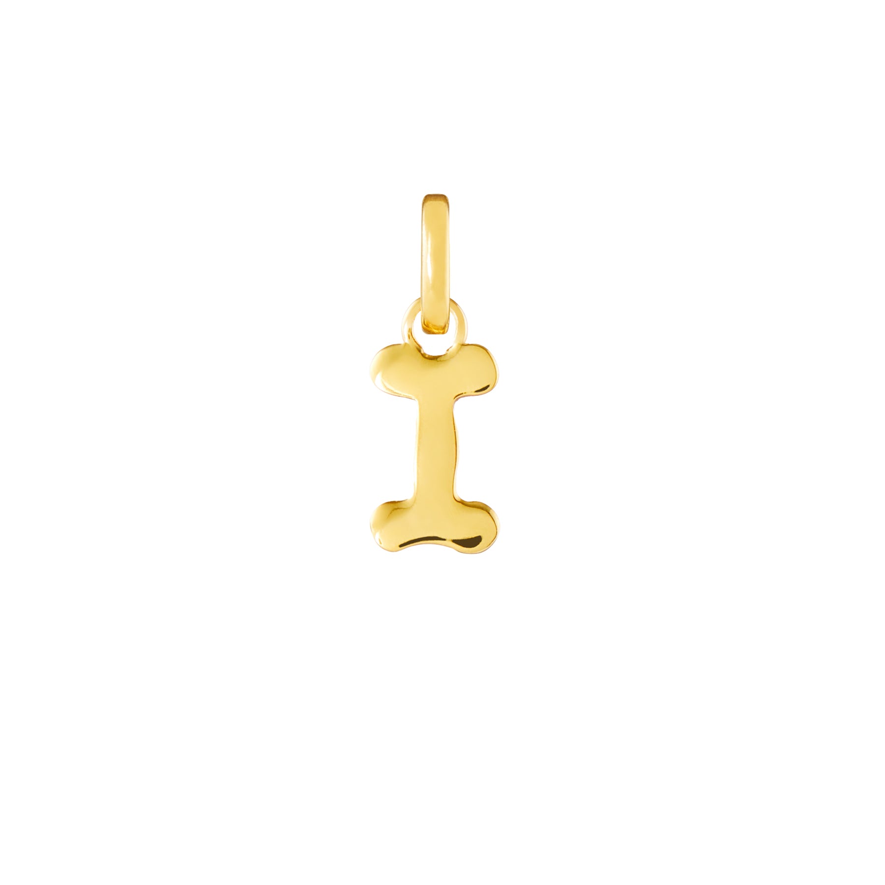 Letter Gold Plated Clip Charm