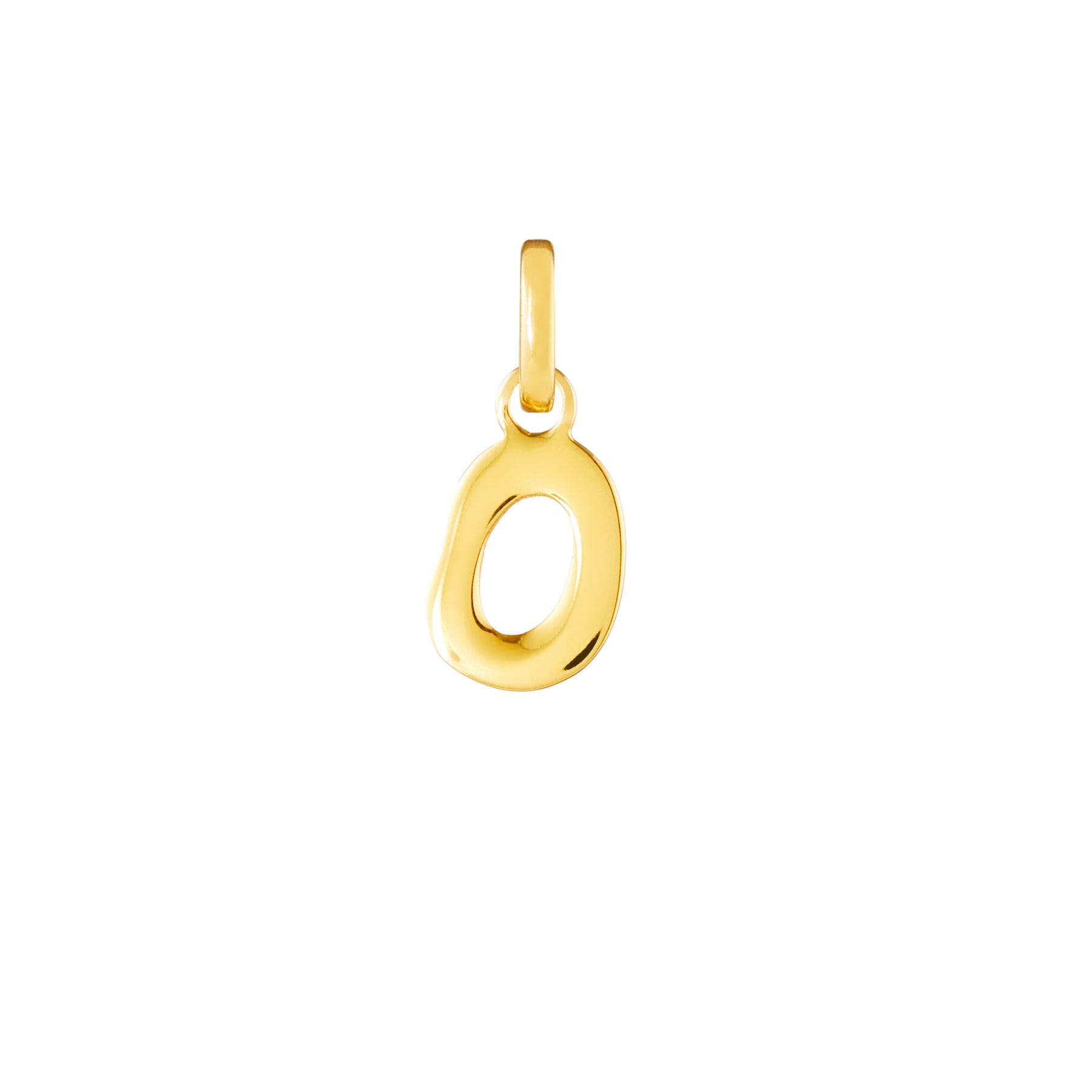 Letter Gold Plated Clip Charm