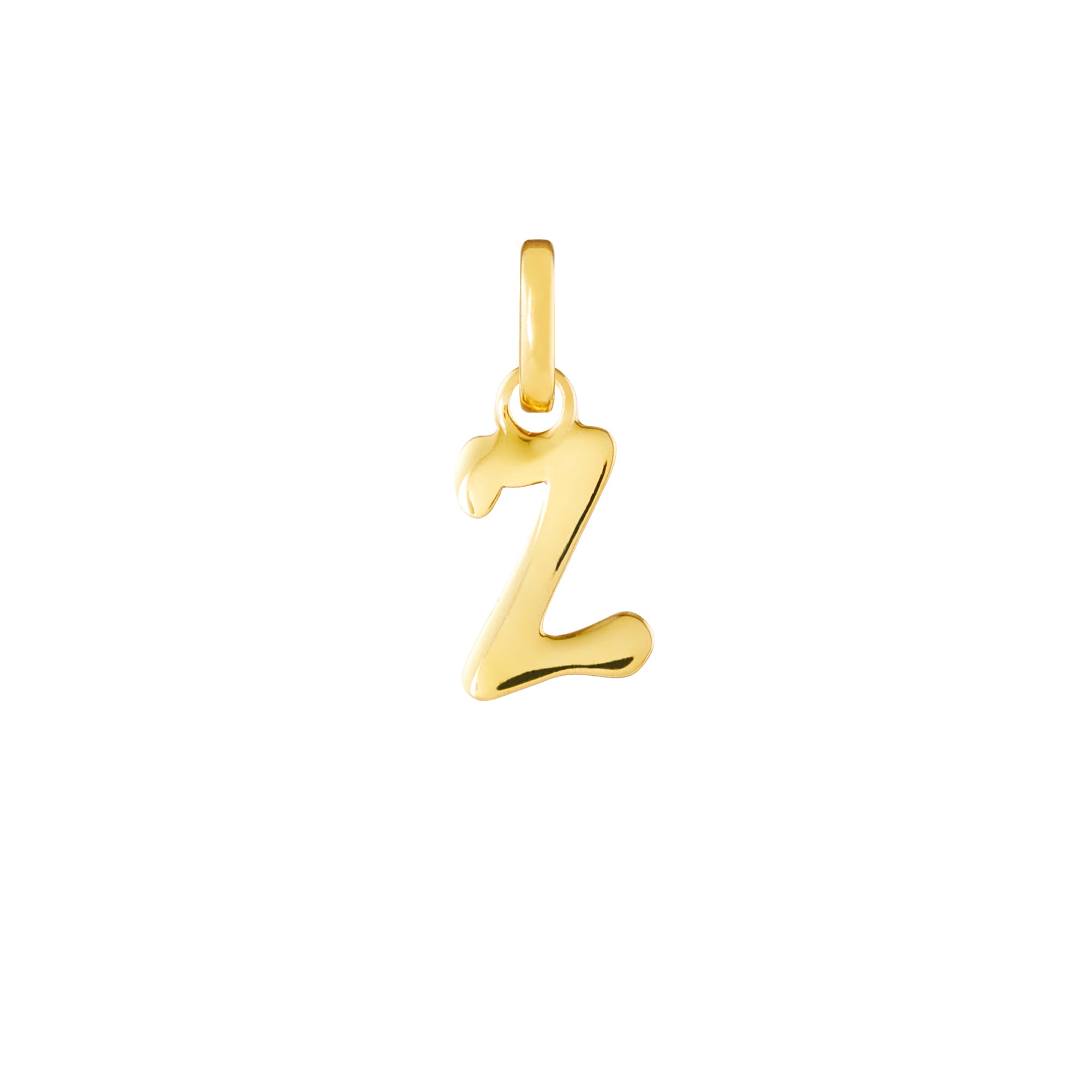 Letter Gold Plated Clip Charm