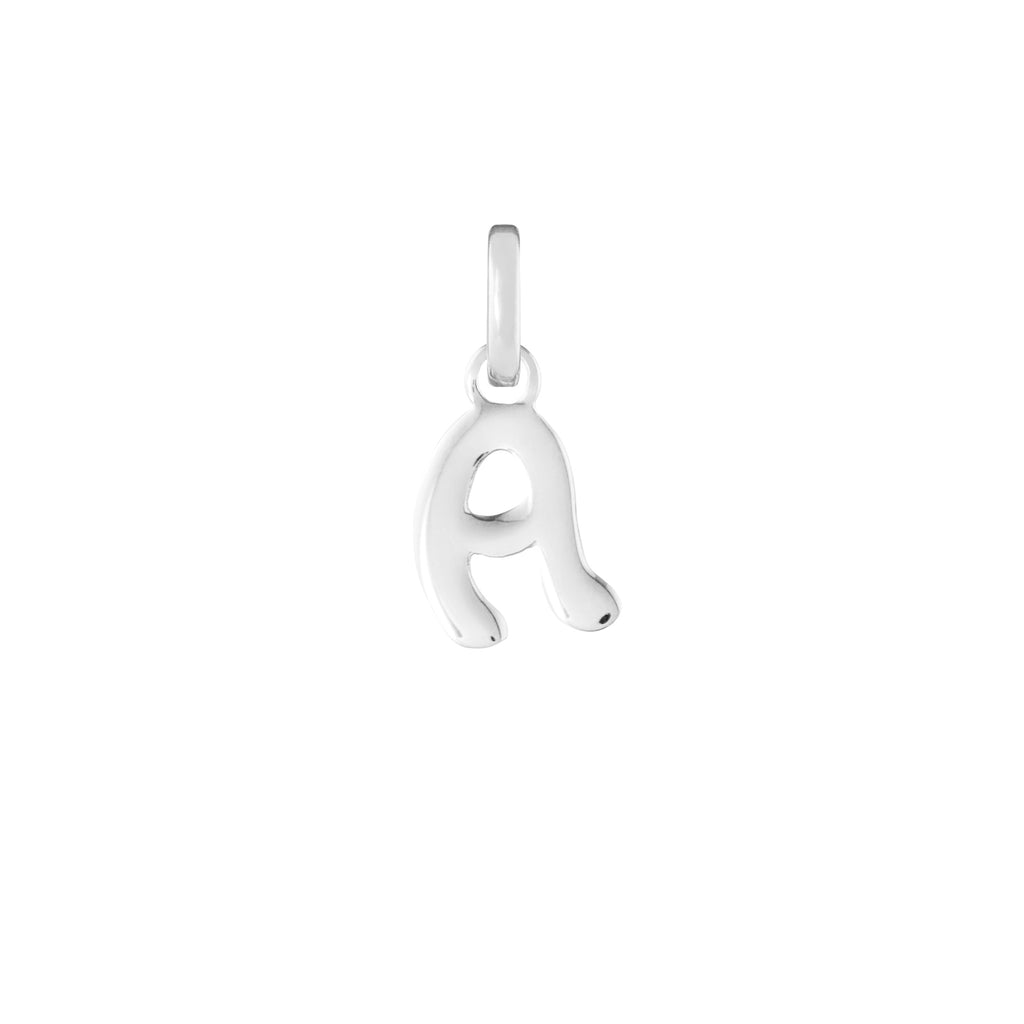 Letter Silver Clip Charm