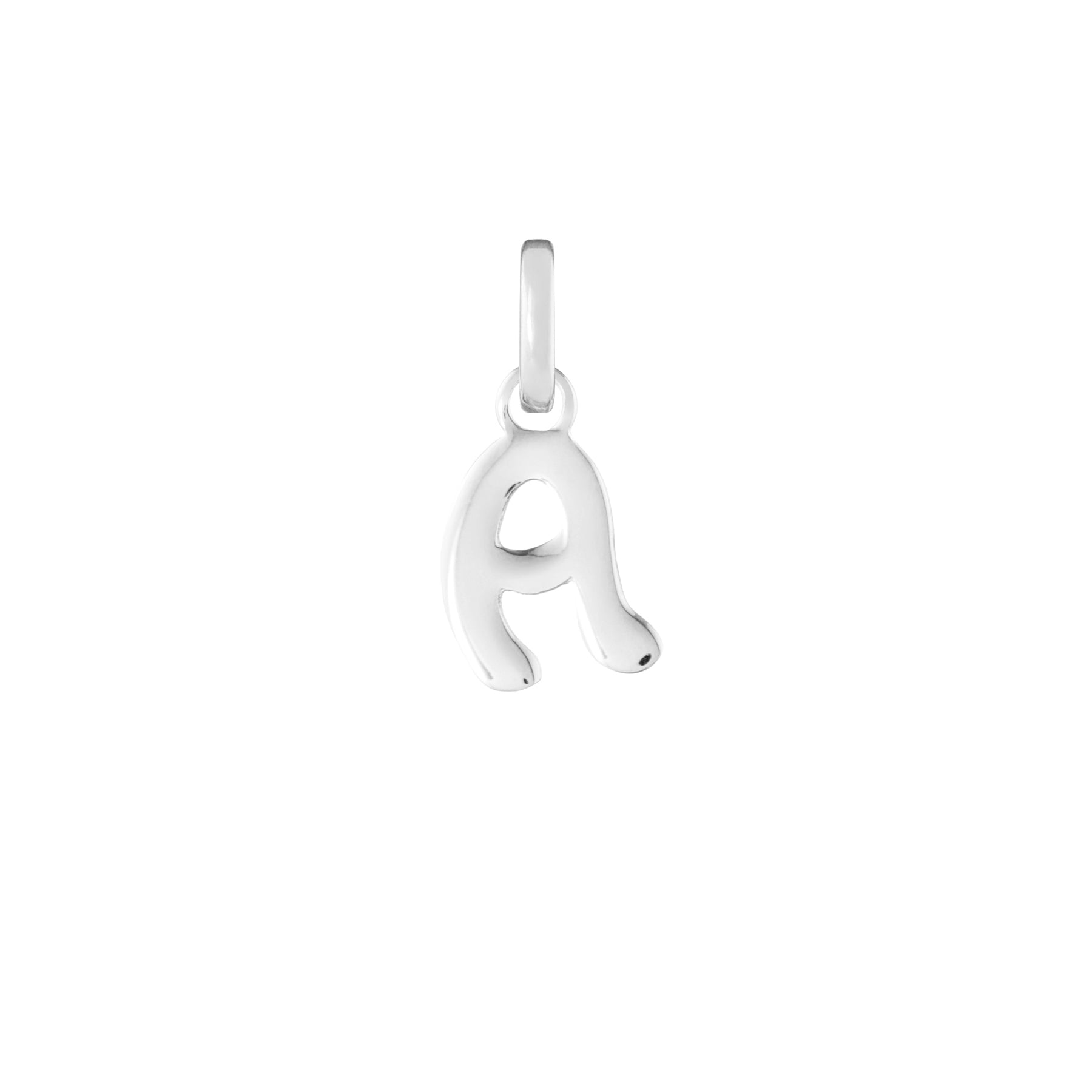 Letter Silver Clip Charm