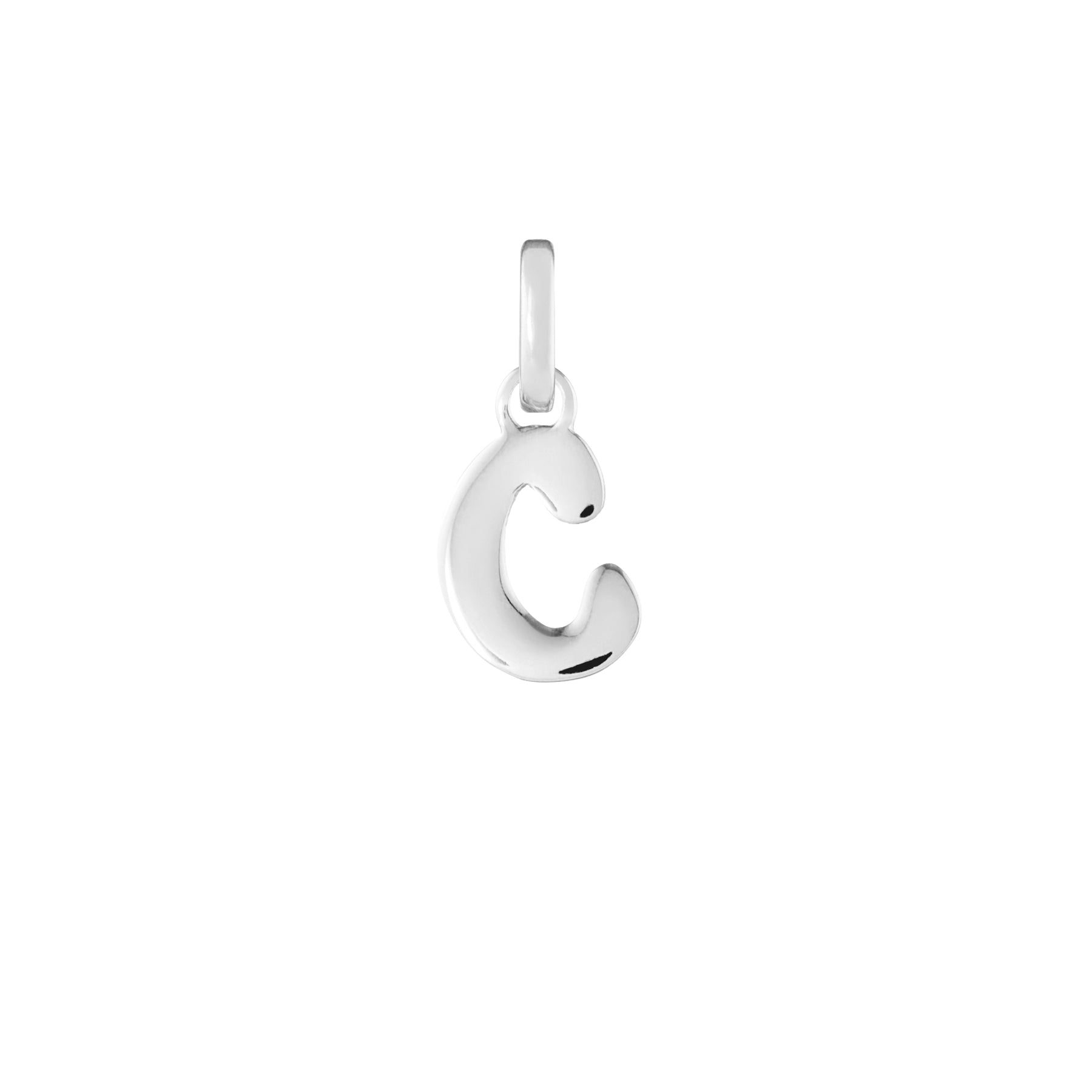 Letter Silver Clip Charm
