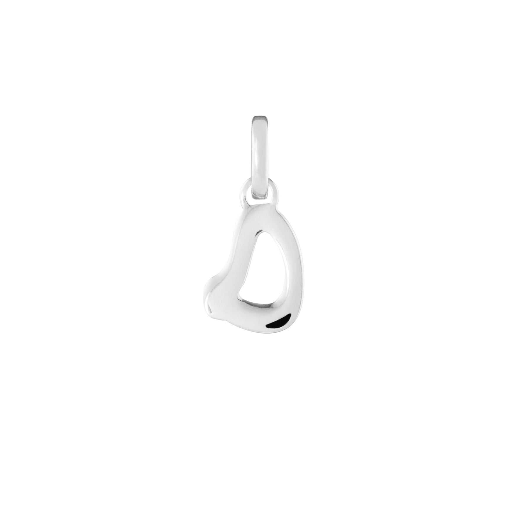 Letter Silver Clip Charm