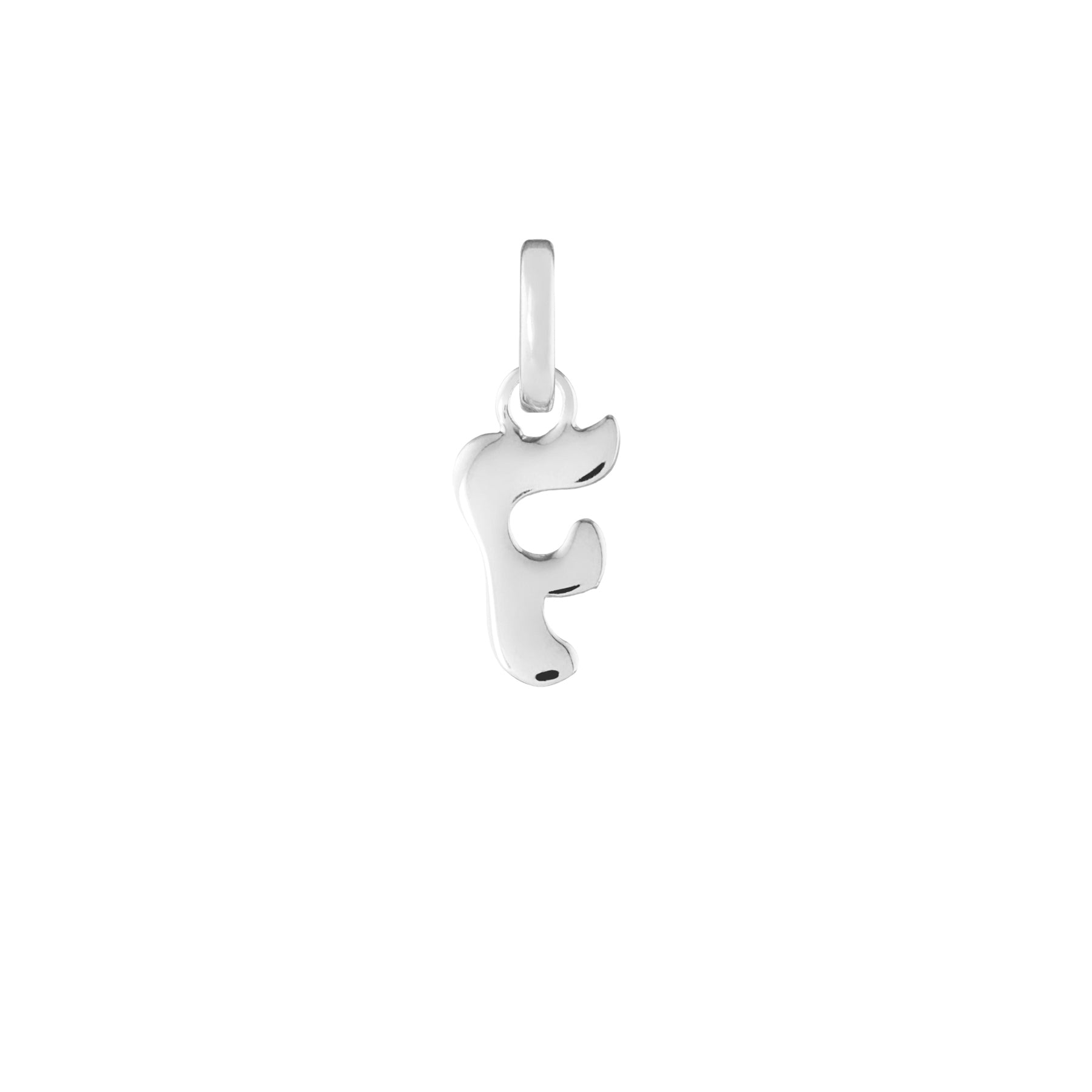 Letter Silver Clip Charm