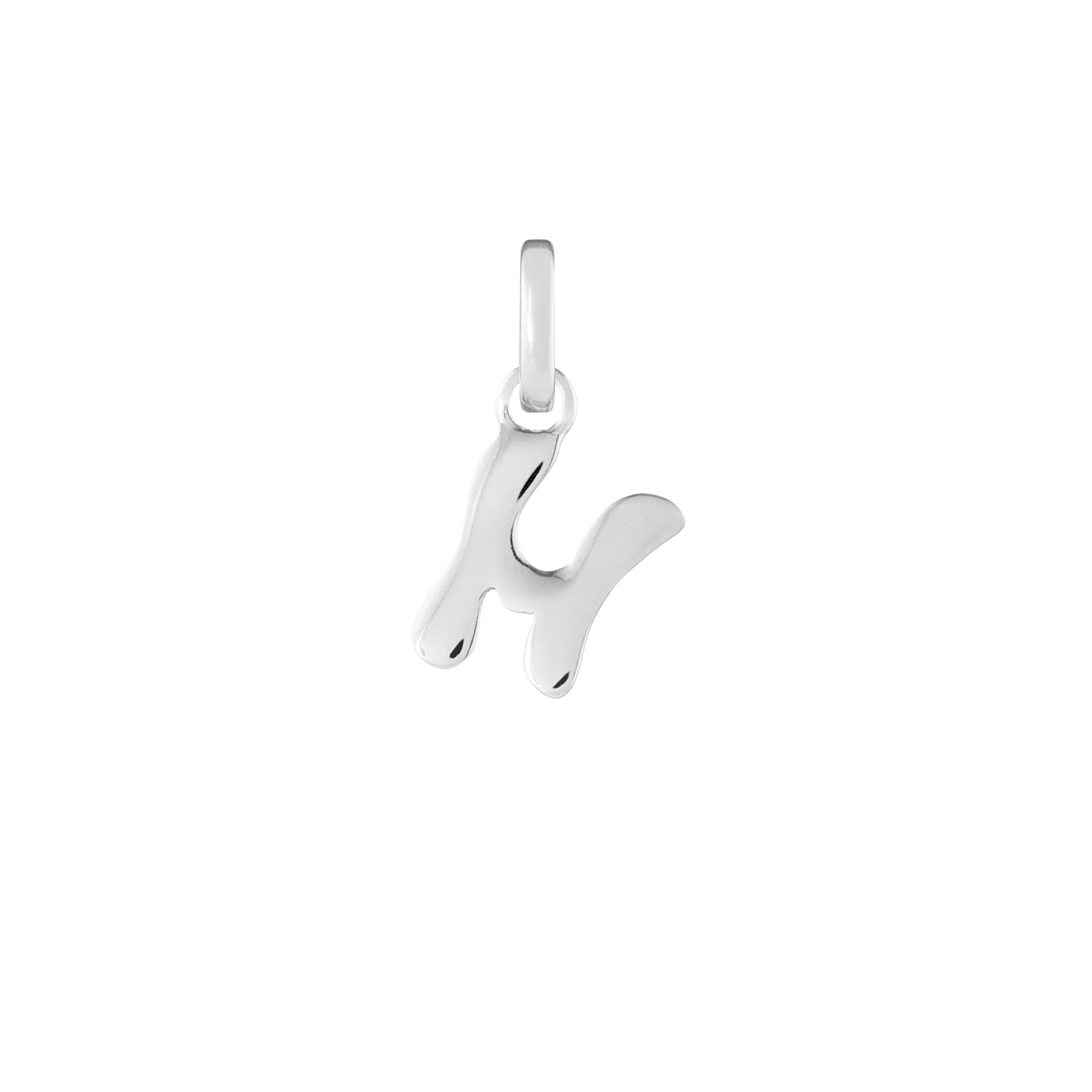 Letter Silver Clip Charm