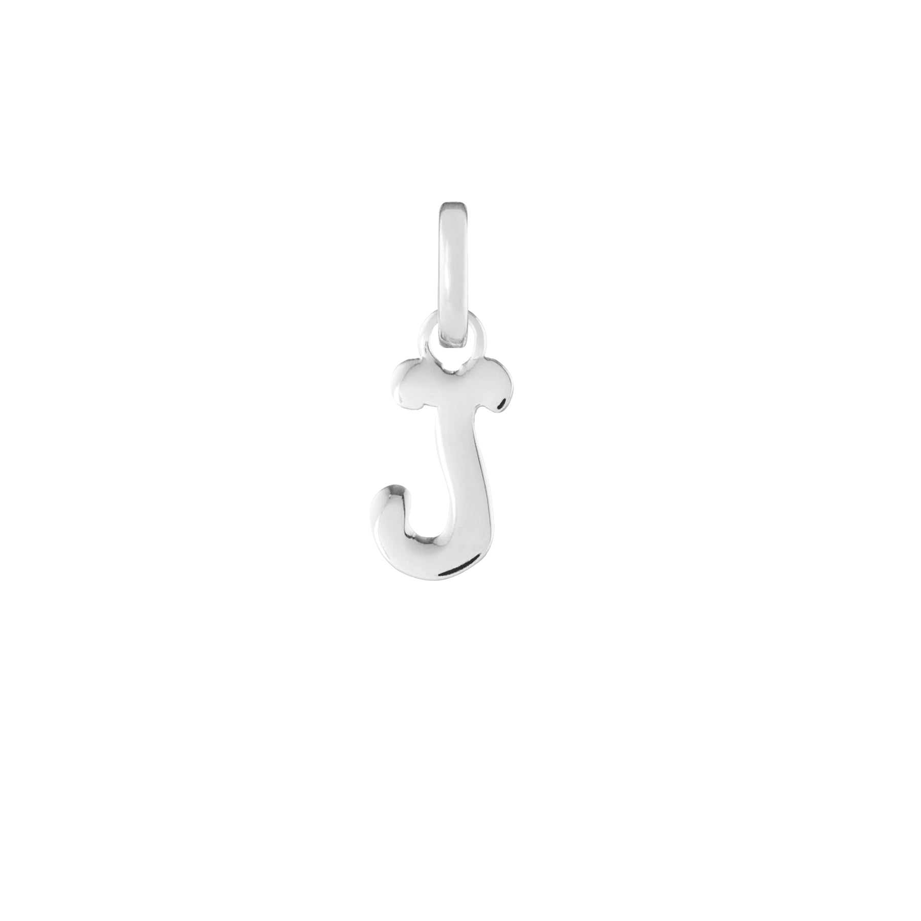 Letter Silver Clip Charm