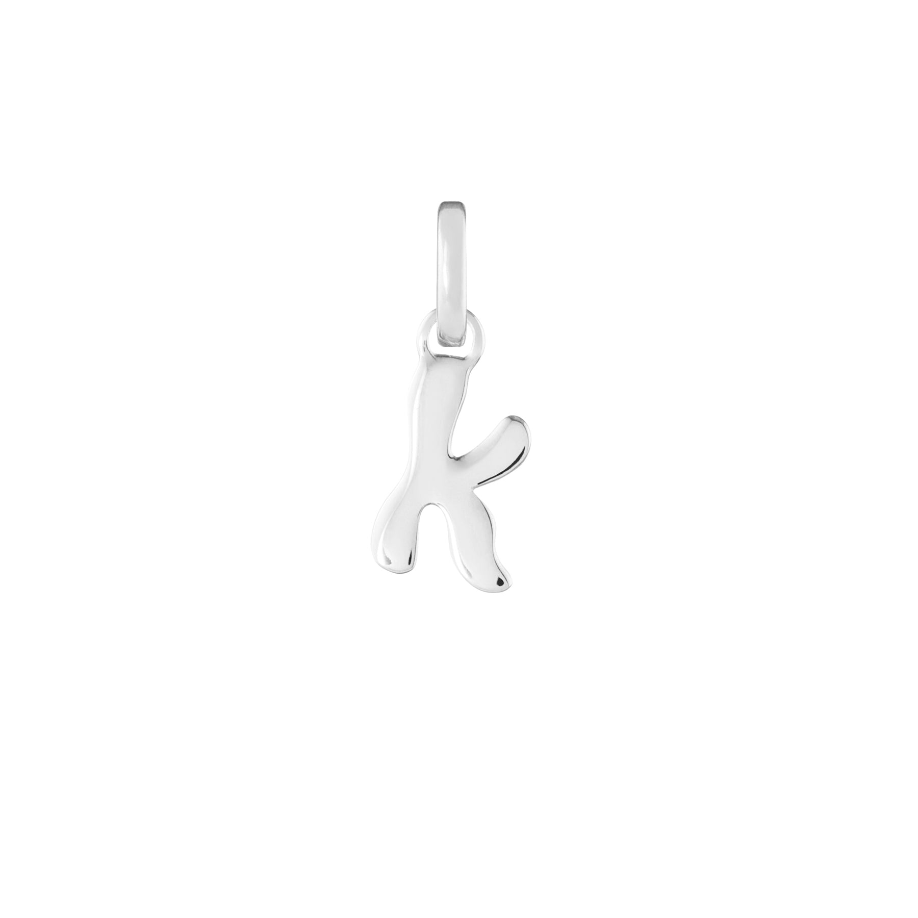 Letter Silver Clip Charm