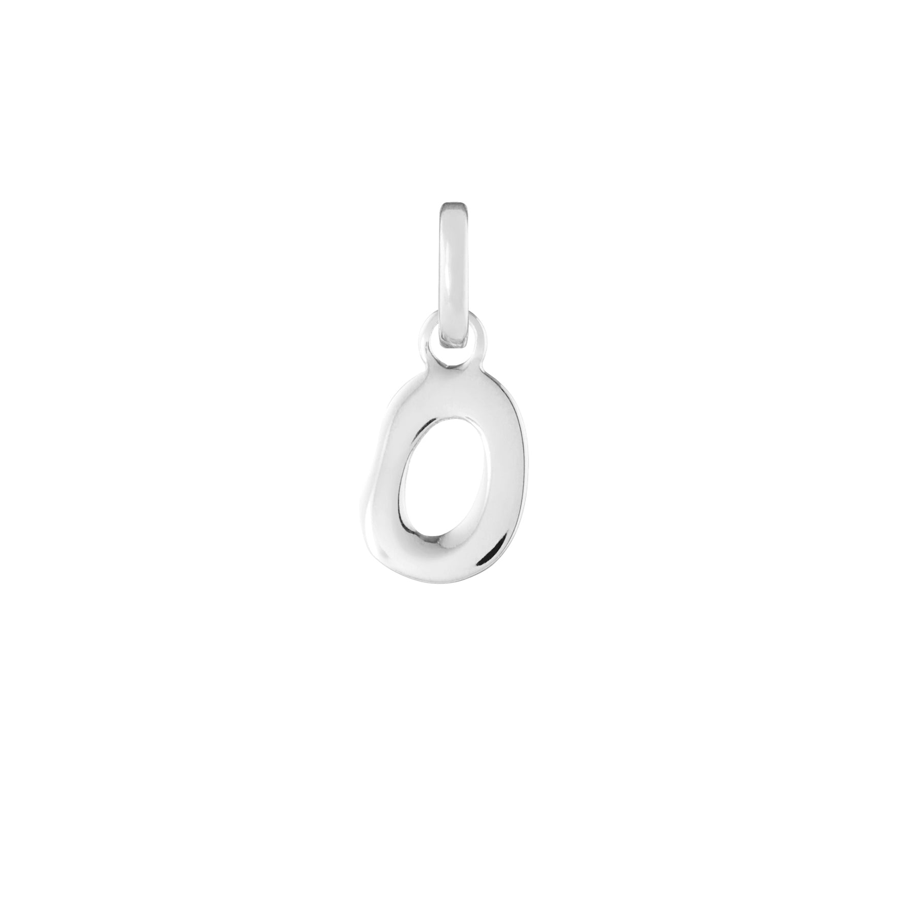 Letter Silver Clip Charm