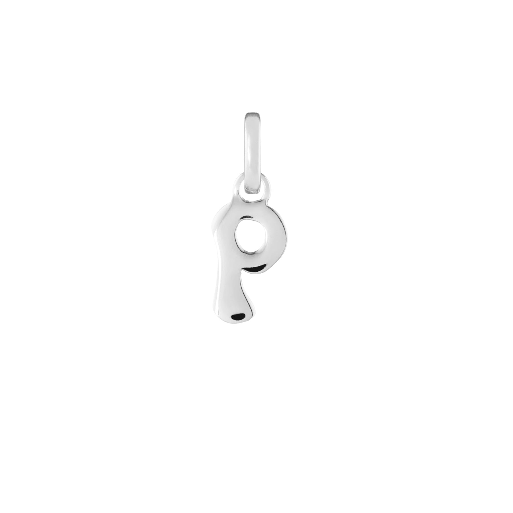 Letter Silver Clip Charm