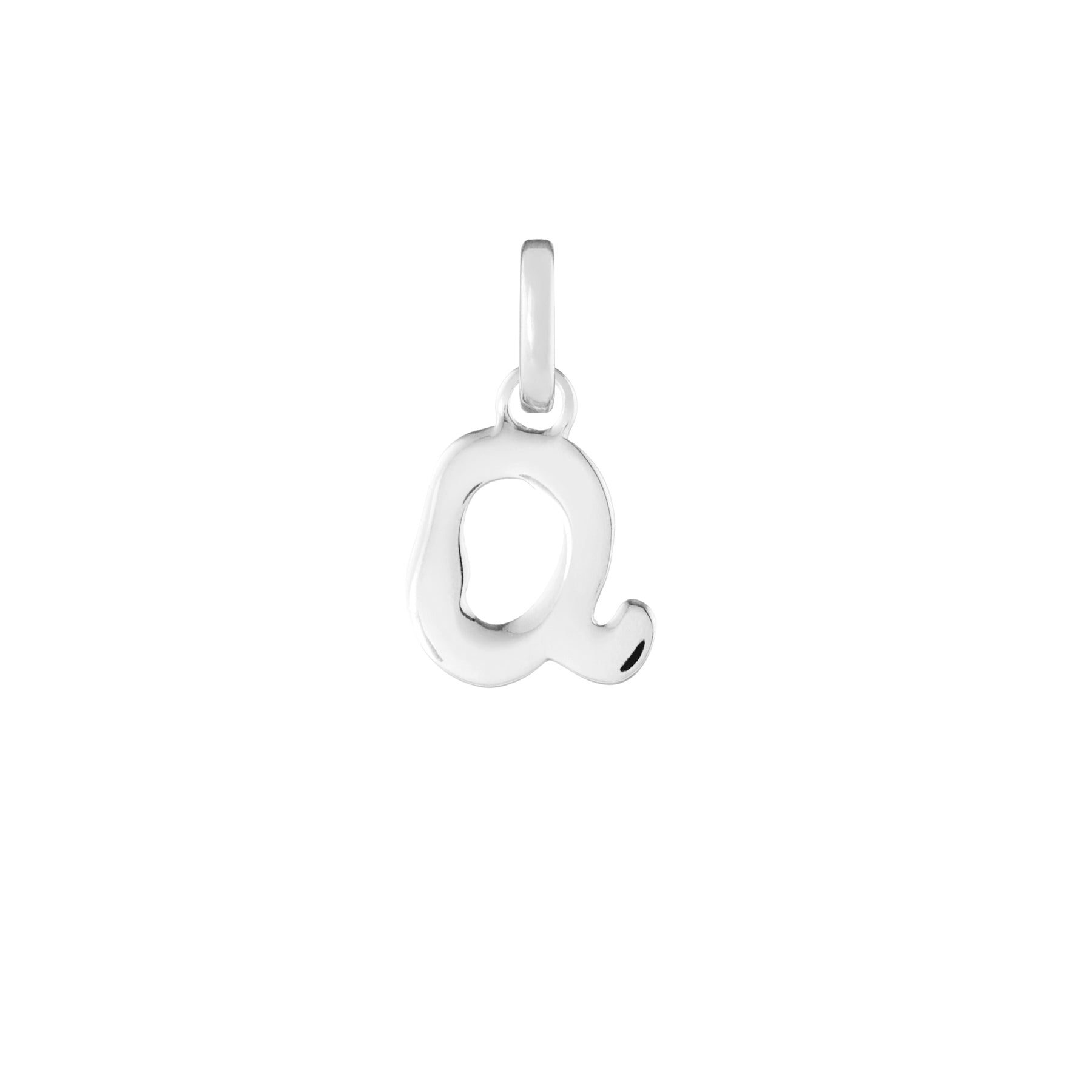 Letter Silver Clip Charm