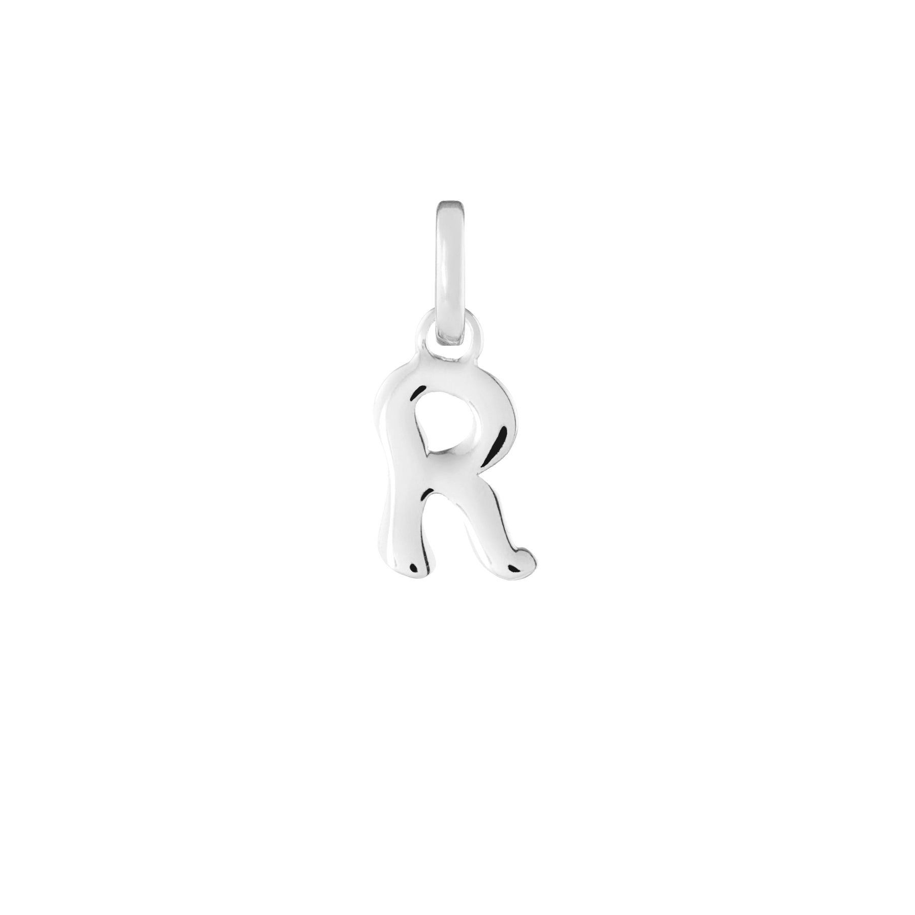 Letter Silver Clip Charm