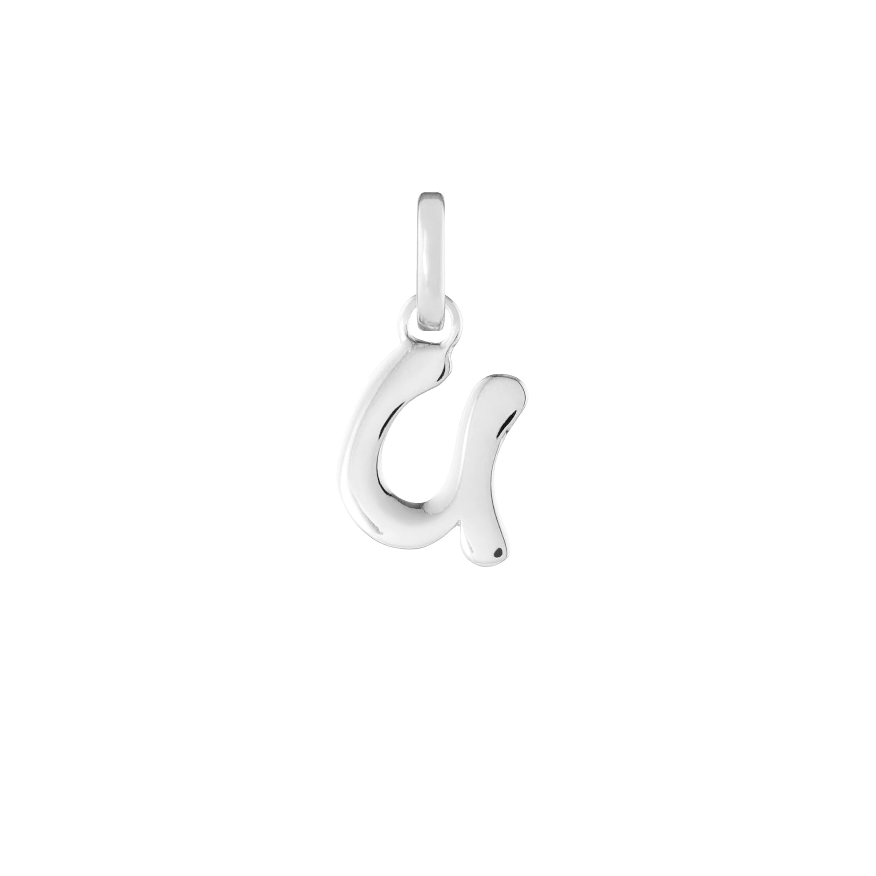 Letter Silver Clip Charm
