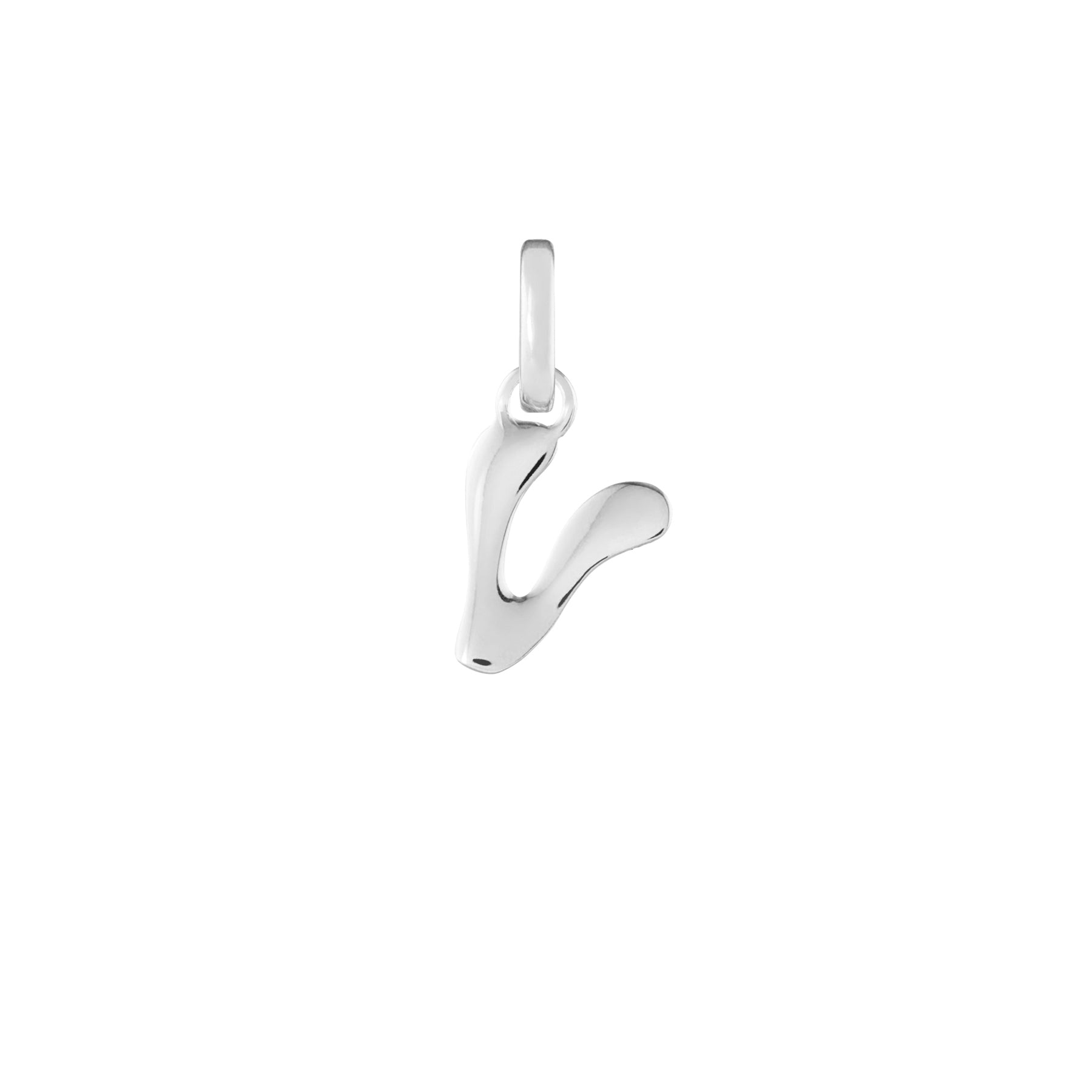 Letter Silver Clip Charm