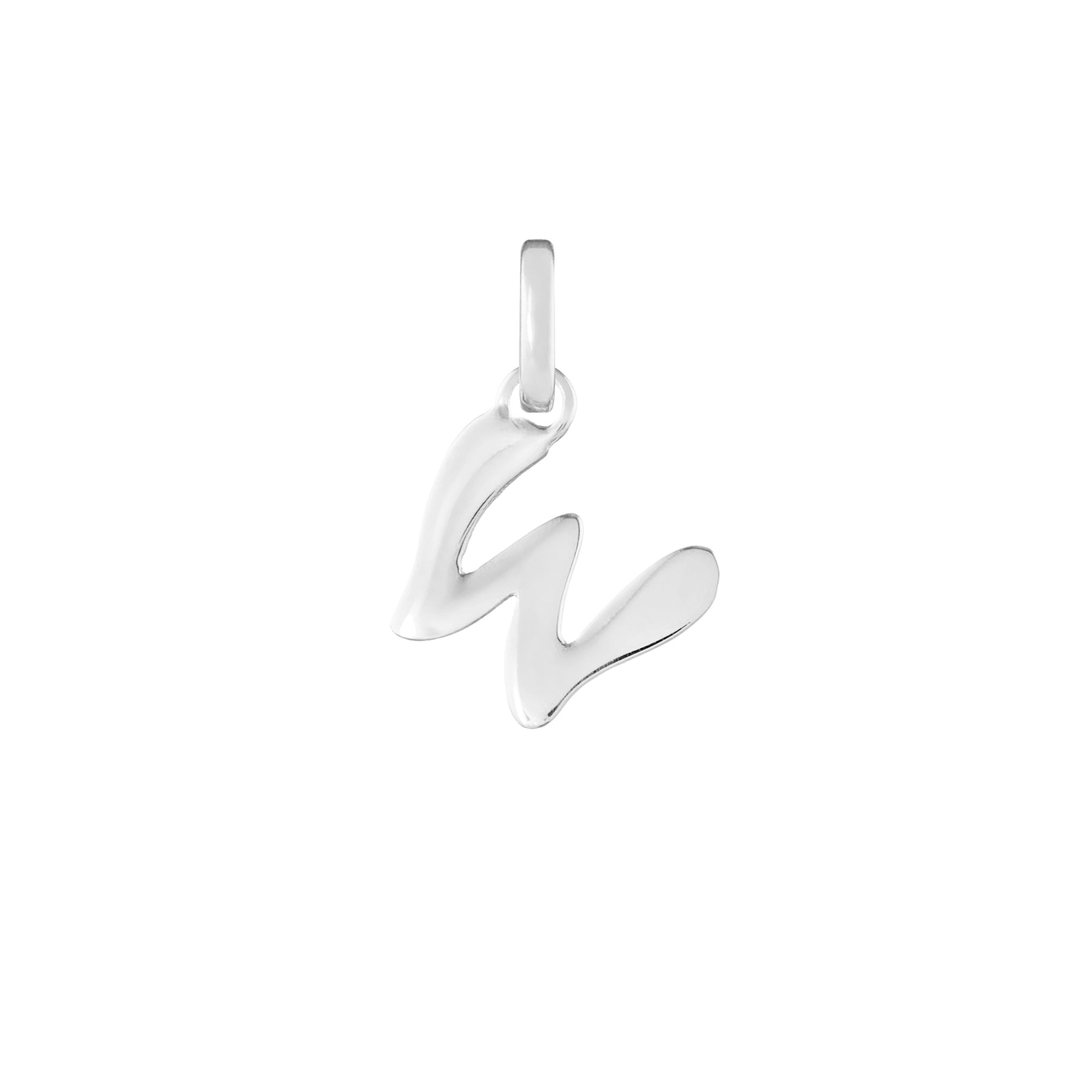 Letter Silver Clip Charm