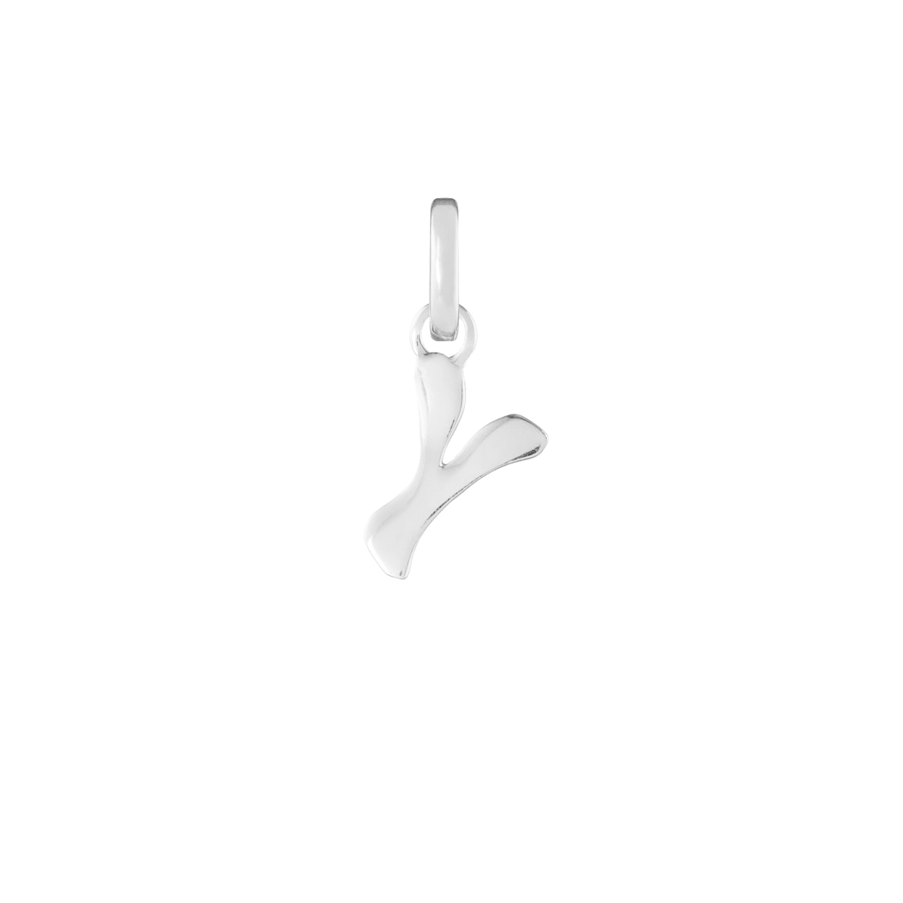 Letter Silver Clip Charm