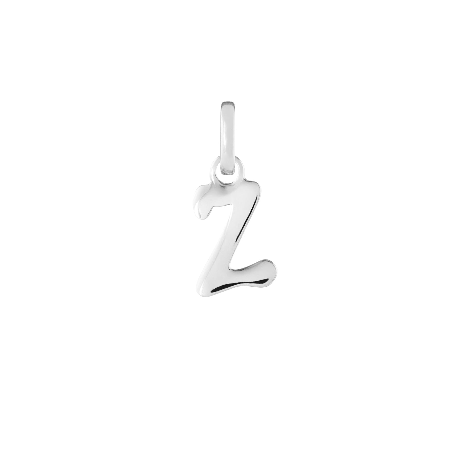 Letter Silver Clip Charm
