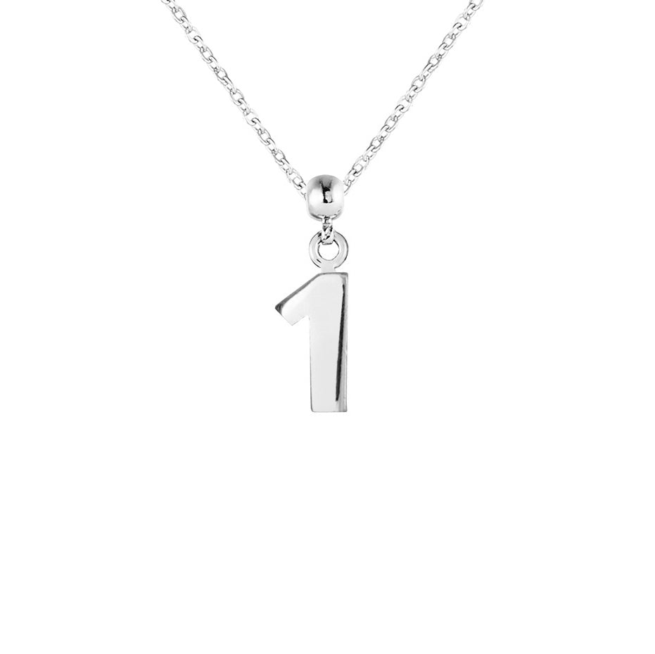 Number Silver Charms