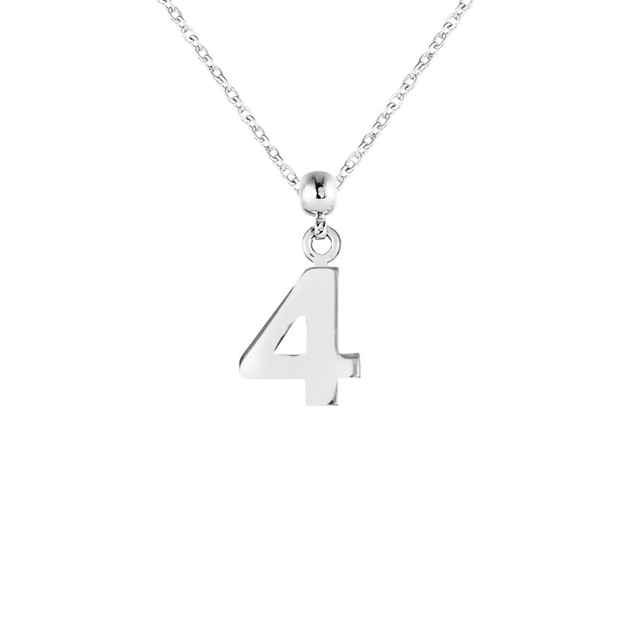 Number Silver Charms