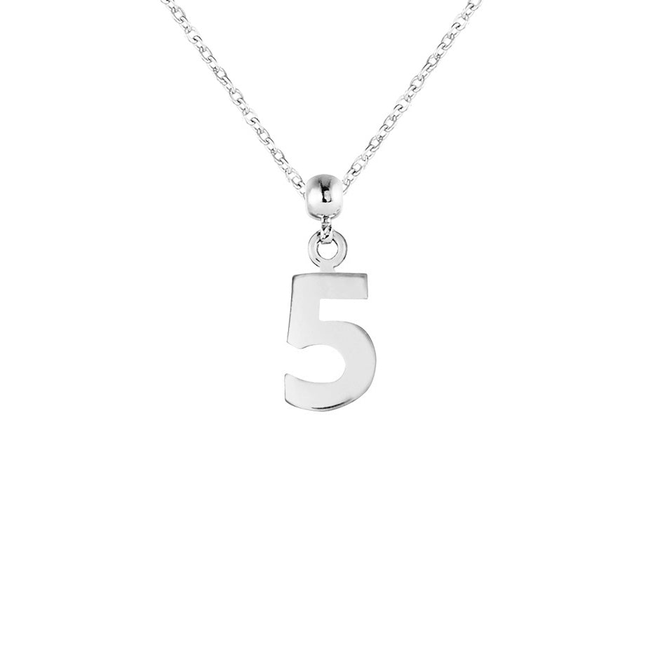 Number Silver Charms
