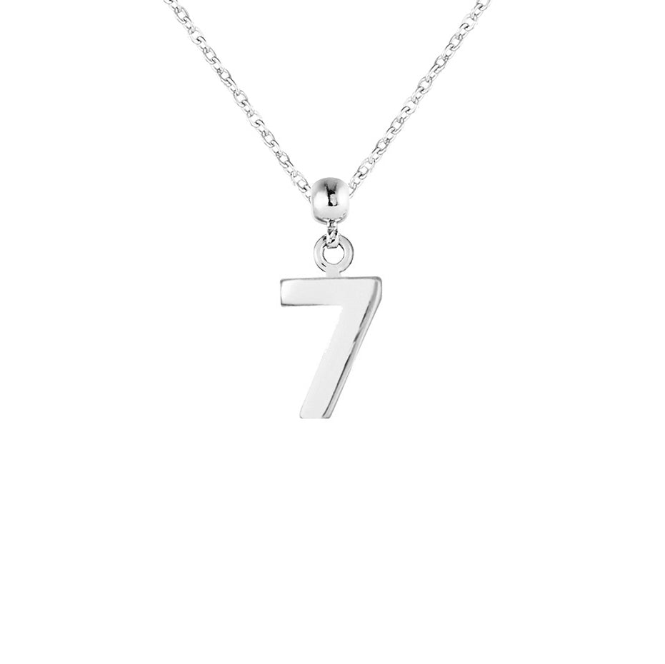 Number Silver Charms