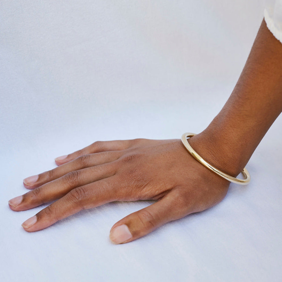 Thick Round Bangle