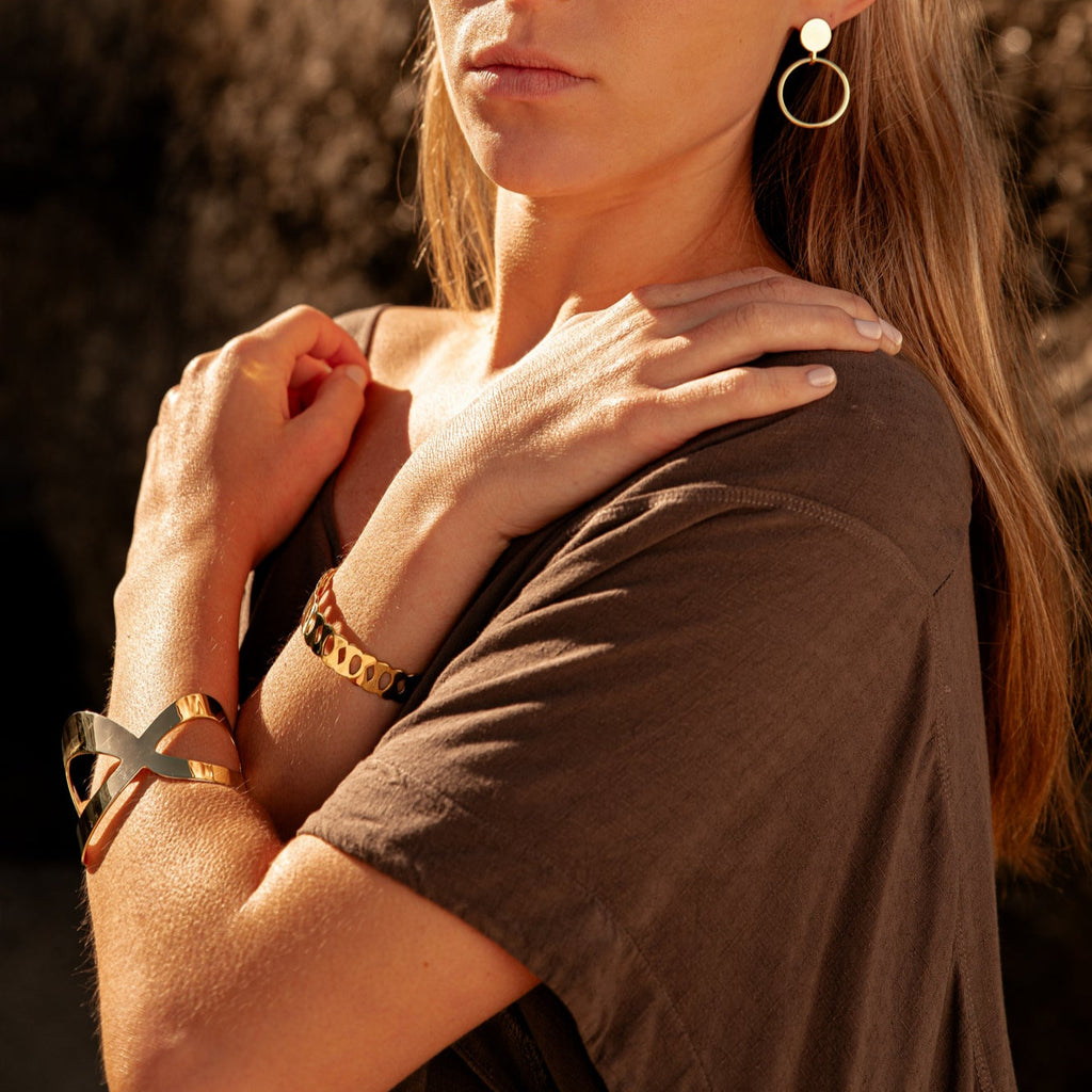 Lemon Brass Cuff
