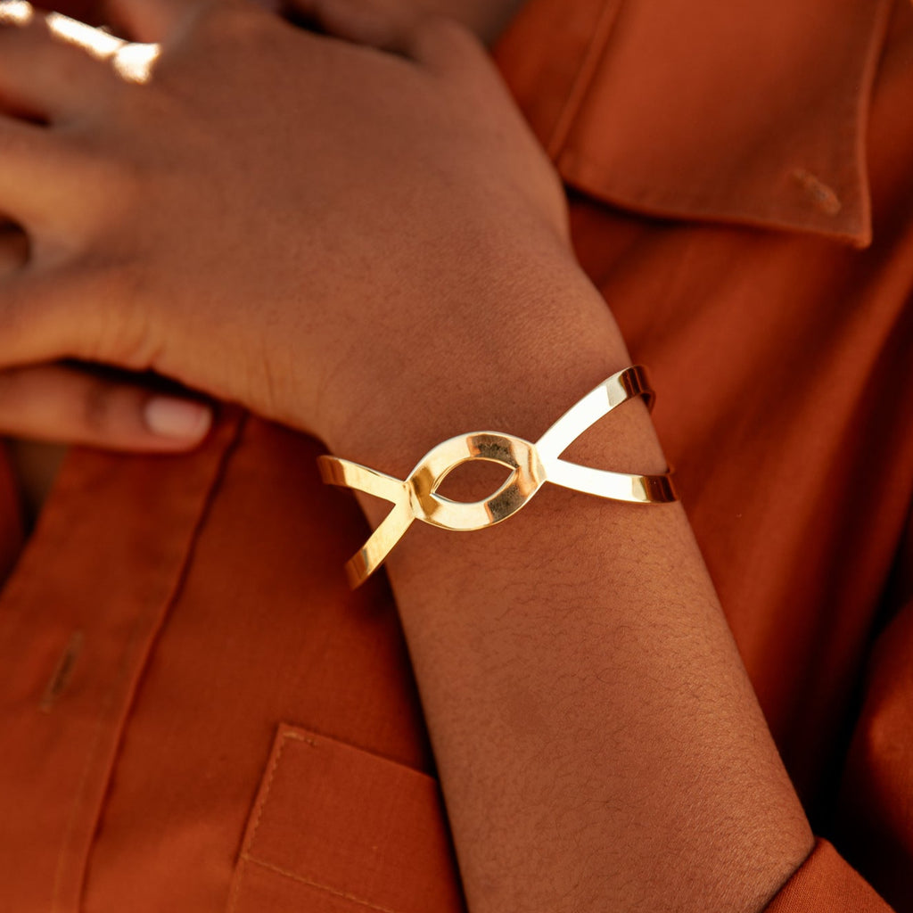 Warrior Brass Cuff