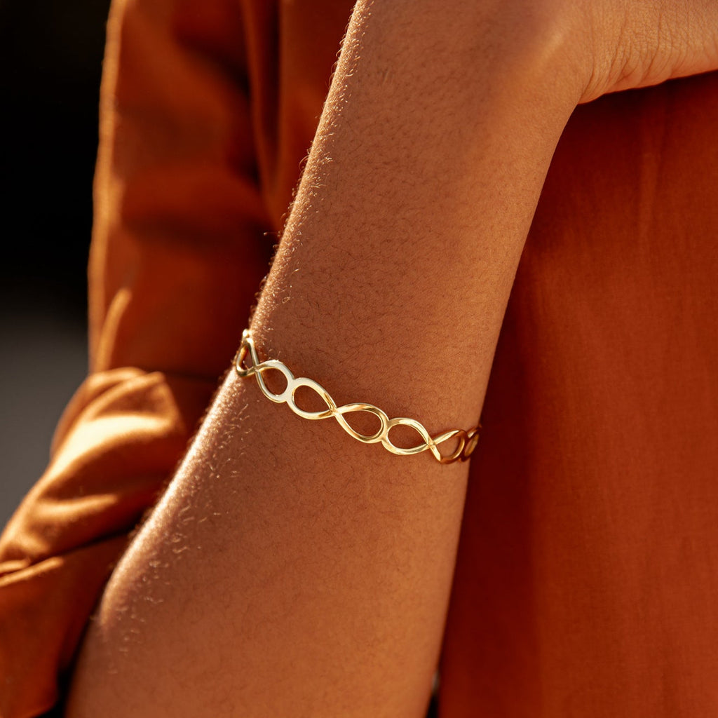 Infinity Brass Cuff