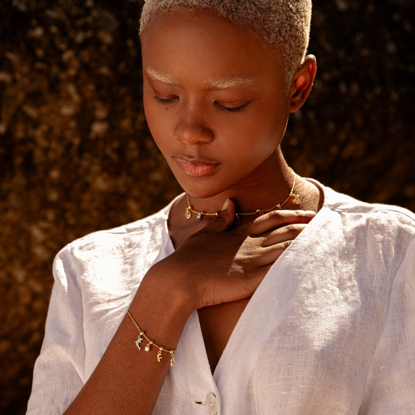 Moon Gold Plated Charm
