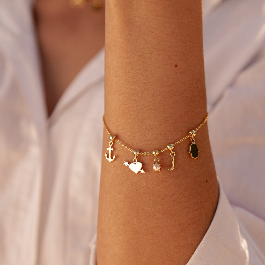 Stolen My Heart 9ct Gold Charm