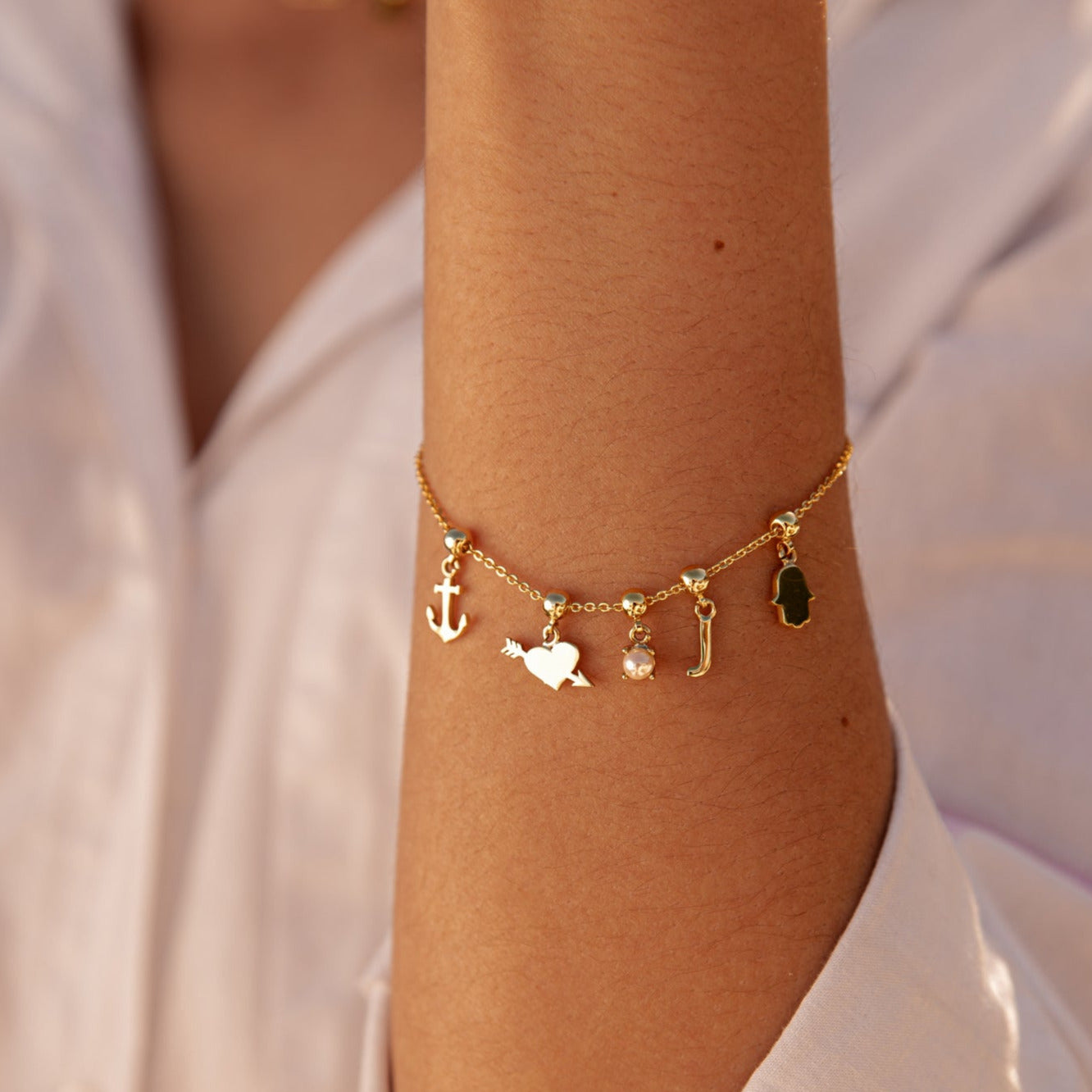 Dog Paw Gold Plated Charm