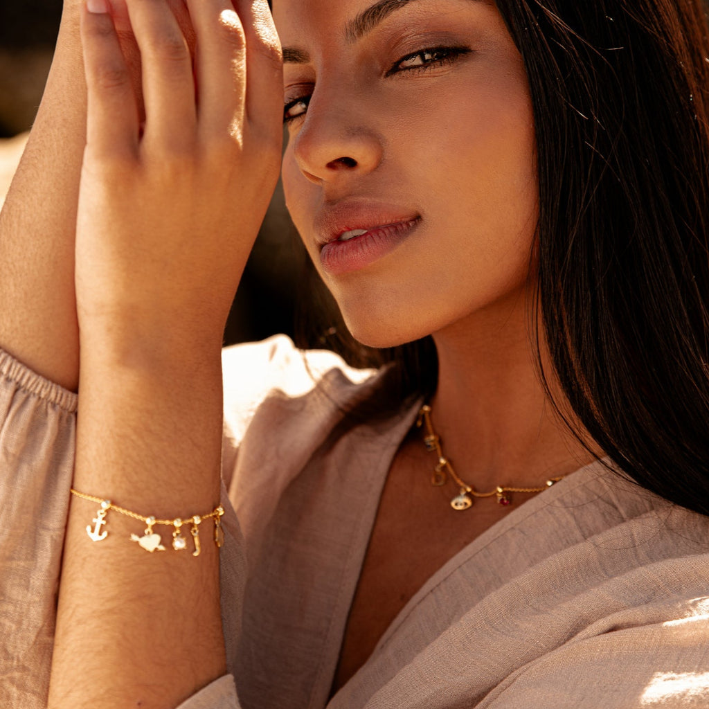 Stolen My Heart 9ct Gold Charm
