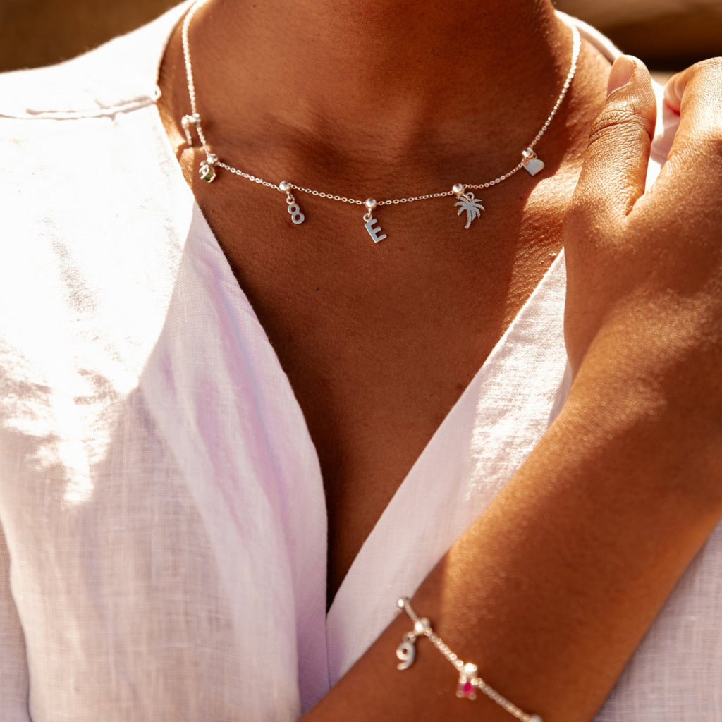 Daisy Silver Charm