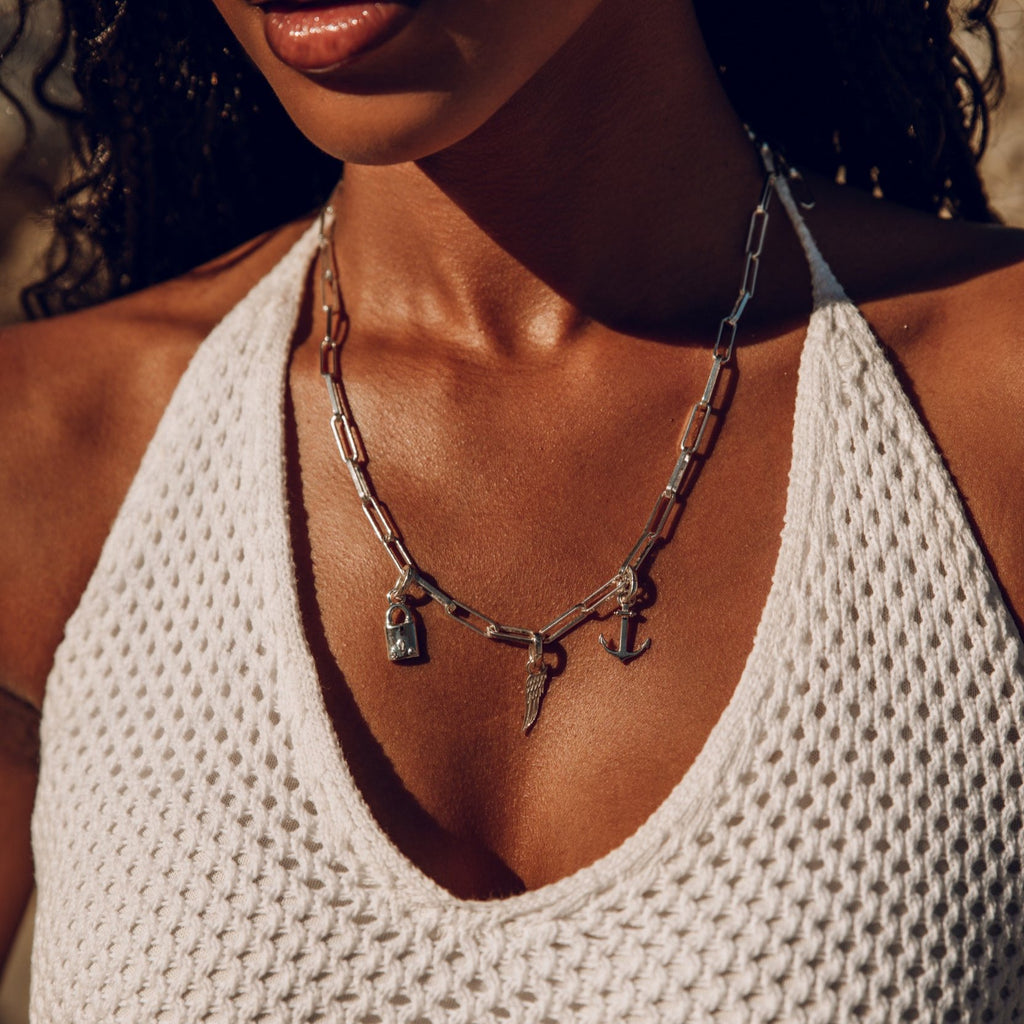 Gold Plated Paperclip Chain