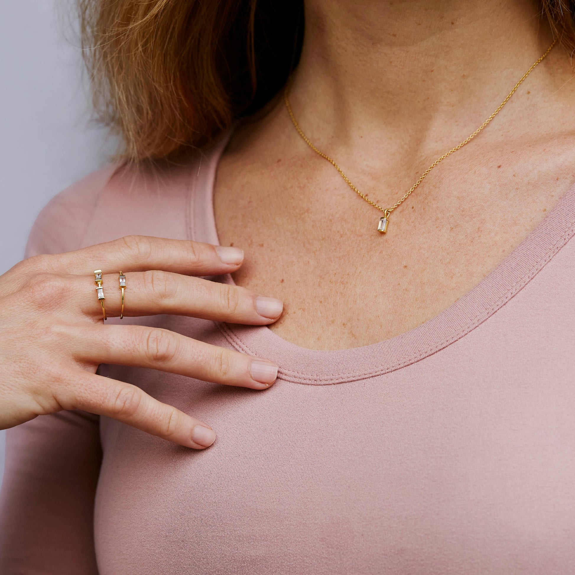 Ria Shine Gold Necklace
